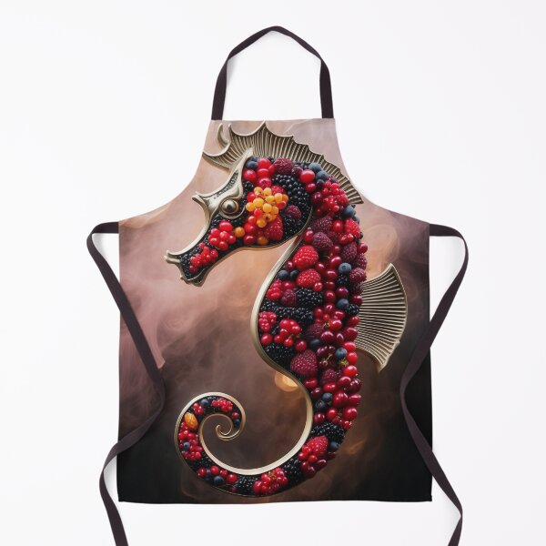 Item preview, Berry Seahorse - Artistic Fruit Design designed and sold by LaLi-Designs.