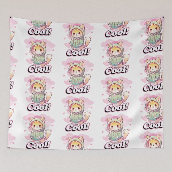 Item preview, Cool Cat in hoodie designed and sold by priyankajustine.