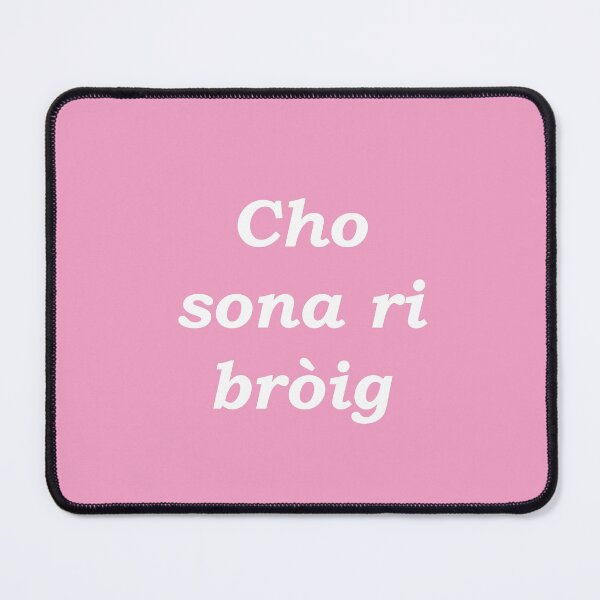 Item preview, As happy as a shoe (Scottish Gaelic - Cho sona ri bròig) pink pastel  designed and sold by Mamaidh Made.