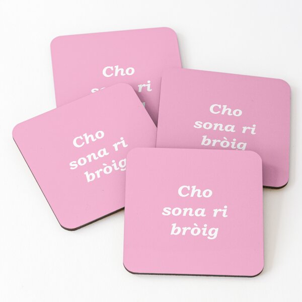 Item preview, As happy as a shoe (Scottish Gaelic - Cho sona ri bròig) pink pastel  designed and sold by Mamaidh Made.