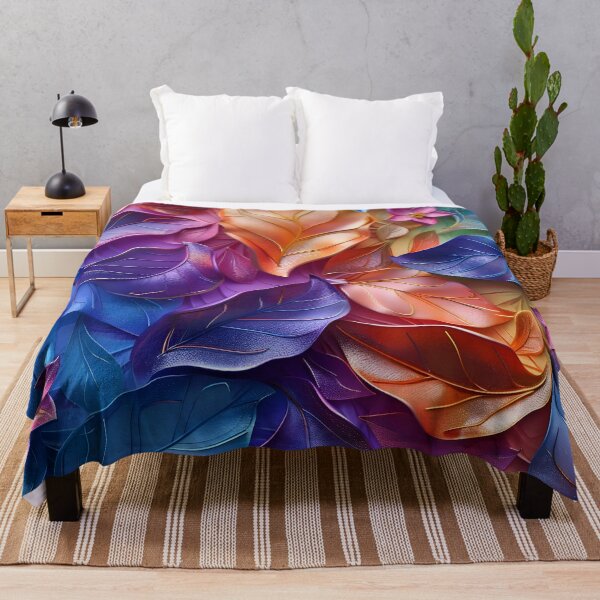 Item preview, Vibrant Rainbow Blossoms designed and sold by AI-Only Creations.