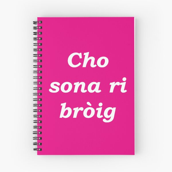 Item preview, As happy as a shoe (Scottish Gaelic - Cho sona ri bròig) pink  designed and sold by Mamaidh Made.