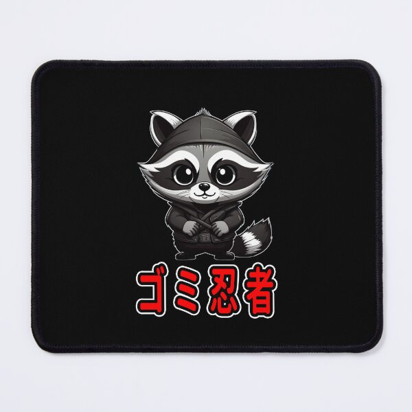 Item preview, Trash Ninja, Kou, Kawaii Cute Racoon, Kanji Writing designed and sold by Burn-Ego.