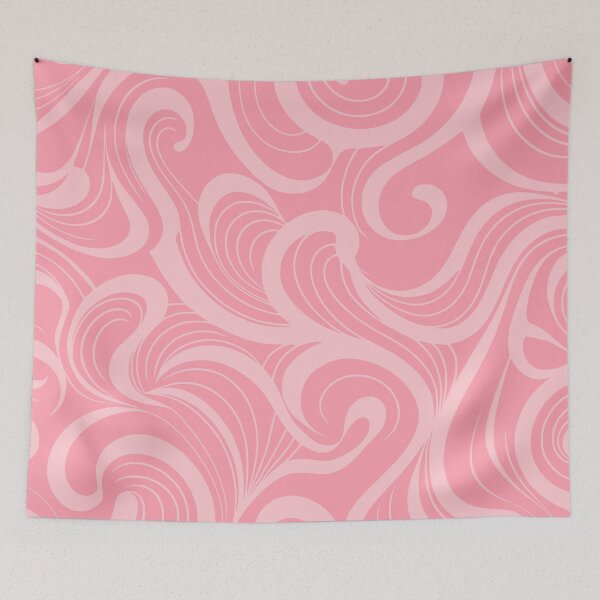 Item preview, Pink Abstract Waves Pattern designed and sold by Pixevol.