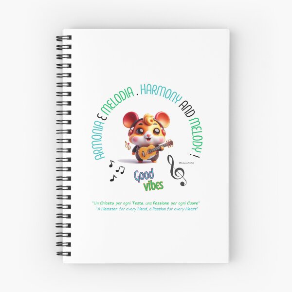 Item preview, "Harmony and Melody" with Musician Hamster - Passion and Creativity designed and sold by MadnessArtLab.