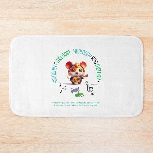 Item preview, "Harmony and Melody" with Musician Hamster - Passion and Creativity designed and sold by MadnessArtLab.