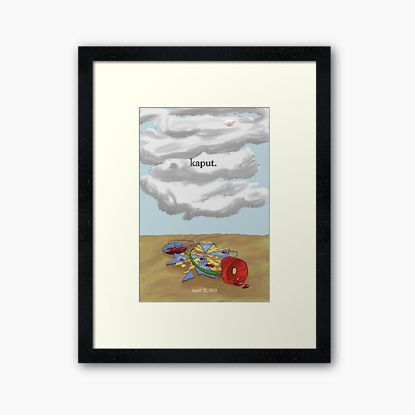 Vista previa del artículo con la obra «Kaput - El Barón Rojo WW1», diseñado y vendido por KilljoyConstruct.