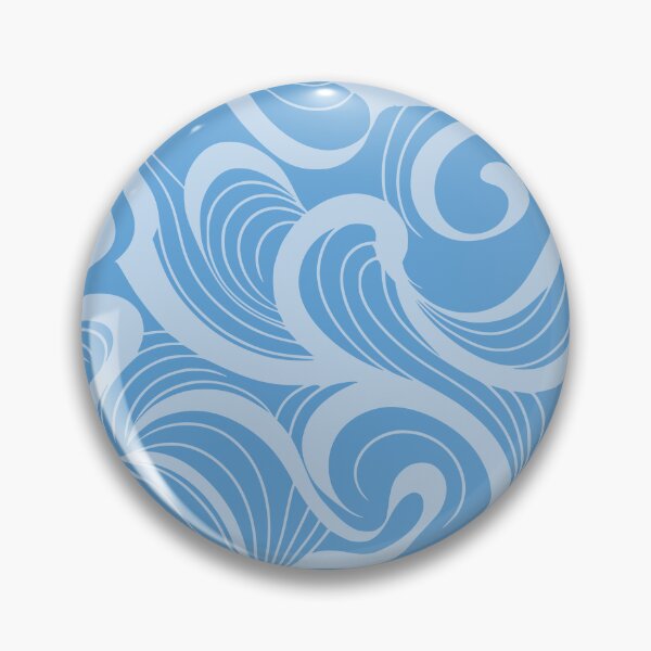 Item preview, Blue Grotto Abstract Waves Pattern designed and sold by Pixevol.