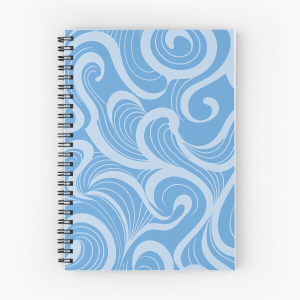 Item preview, Blue Grotto Abstract Waves Pattern designed and sold by Pixevol.
