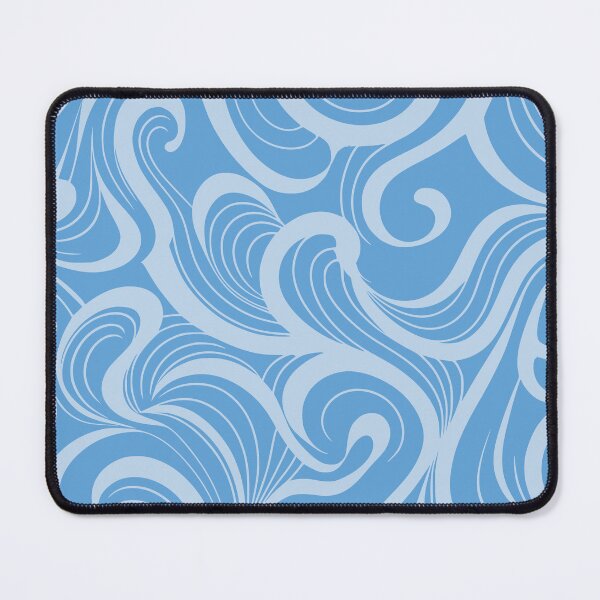 Item preview, Blue Grotto Abstract Waves Pattern designed and sold by Pixevol.