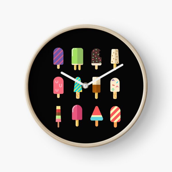 Aperçu de l'œuvre Bâtons de popsicle Emoji Popsicles Crème glacée d'été créée et vendue par Essetino.