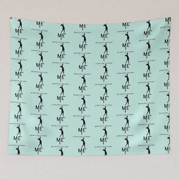 Item preview, Greenkeeper's Nightmare: Me - Black | Funny Golf Art designed and sold by Graphlie.