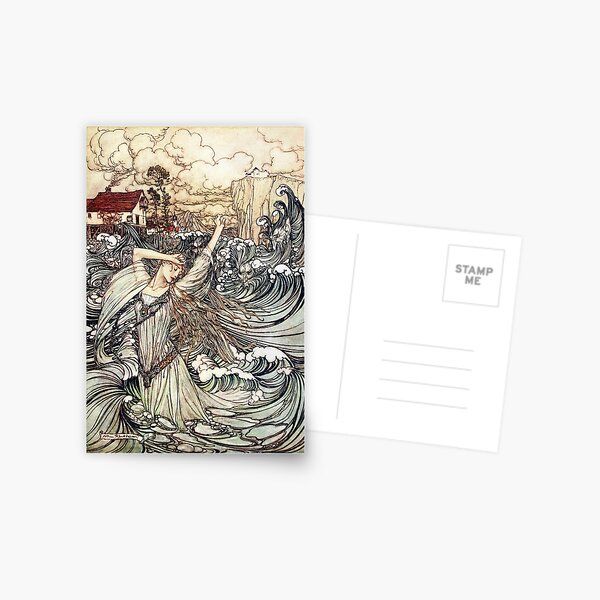 Item preview, Undine - Arthur Rackham designed and sold by forgottenbeauty.