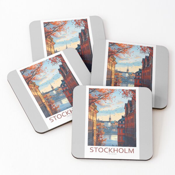 Item preview, Estocolmo Suecia - Arte de viaje designed and sold by Marciolini.