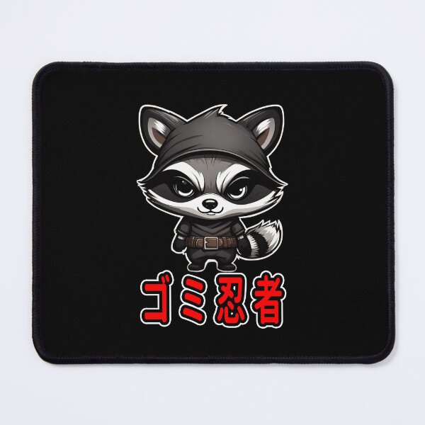 Item preview, Trash Ninja, Takeshi, Kawaii Cute Racoon, Kanji Writing designed and sold by Burn-Ego.