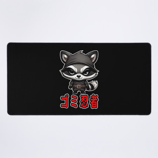 Item preview, Trash Ninja, Takeshi, Kawaii Cute Racoon, Kanji Writing designed and sold by Burn-Ego.