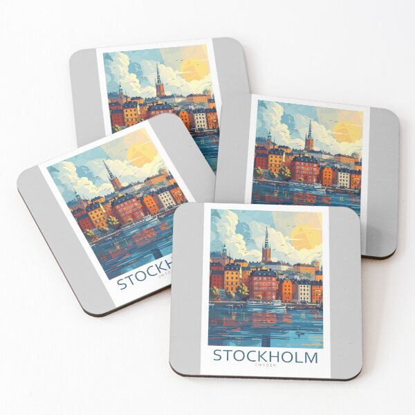 Item preview, Estocolmo Suecia - Arte de viaje designed and sold by Marciolini.