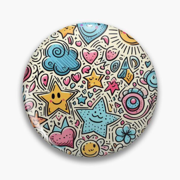 Item preview, Doodles pattern designed and sold by FLATVAC STICKER.