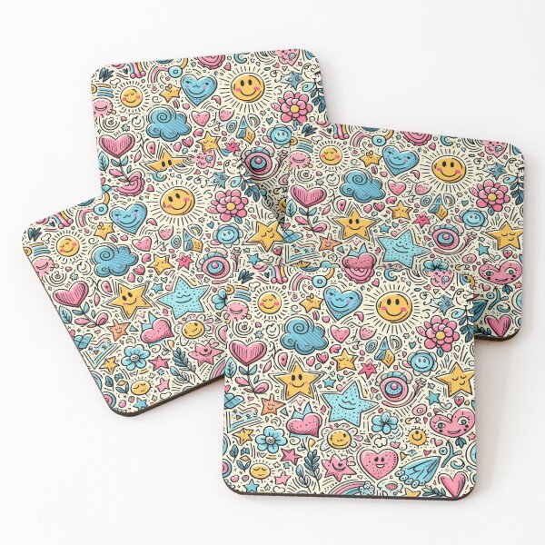 Item preview, Doodles pattern designed and sold by FLATVAC STICKER.