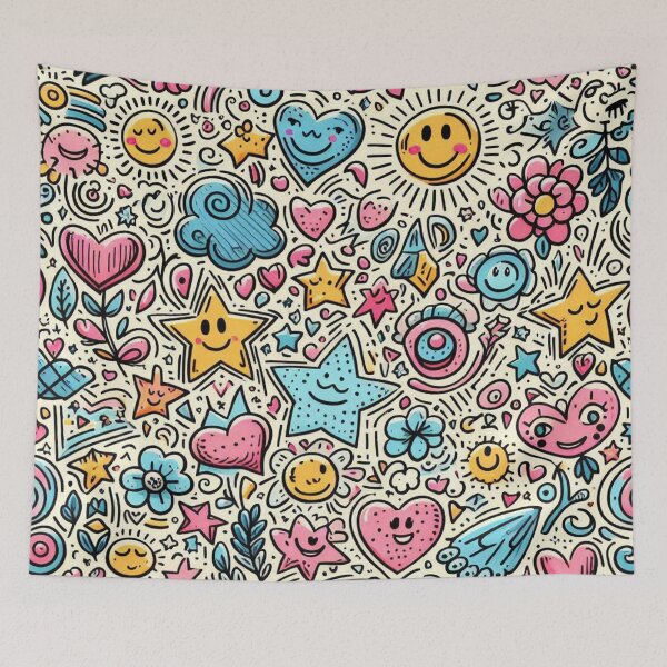 Item preview, Doodles pattern designed and sold by FLATVAC STICKER.