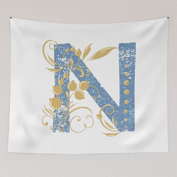Item preview, N- Vintage letter for names starting with N designed and sold by Deepness2023.