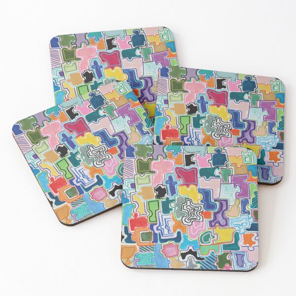Item preview, Puzzle Line Abstract designed and sold by Mary Montelongo.
