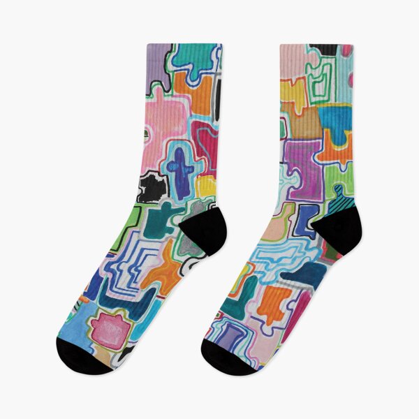 Item preview, Puzzle Line Abstract designed and sold by Mary Montelongo.