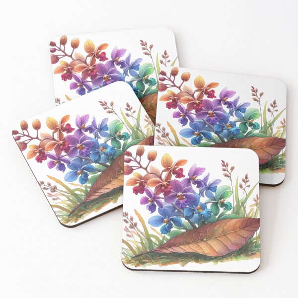 Item preview, Orchids Flower Beauty Grass Brown Leaf designed and sold by Nanthanon.