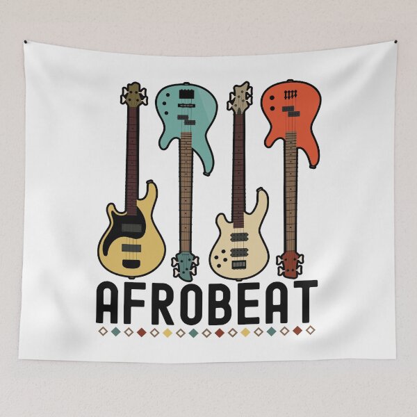 Item preview, Colorful Afrobeat Guitars | African Dance Music designed and sold by PearlMoonGrapes.
