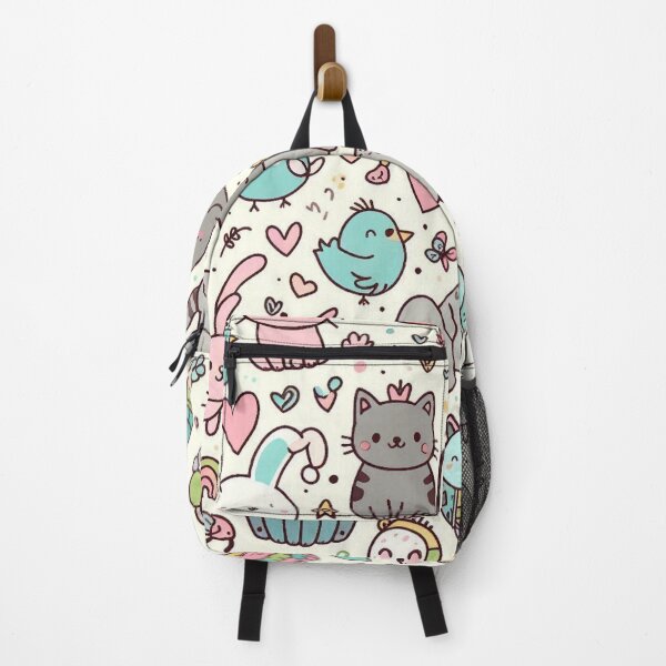 Item preview, Animal doodles pattern designed and sold by FLATVAC STICKER.