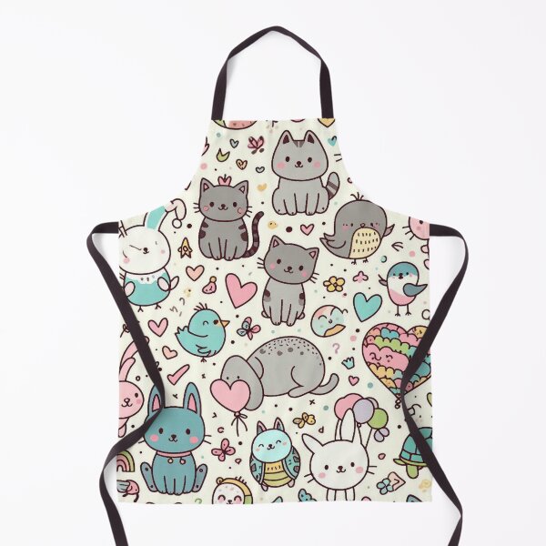 Item preview, Animal doodles pattern designed and sold by FLATVAC STICKER.