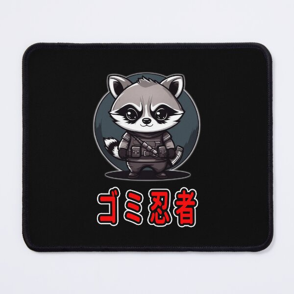 Item preview, Trash Ninja, Kaito, Kawaii Cute Racoon, Kanji Writing designed and sold by Burn-Ego.