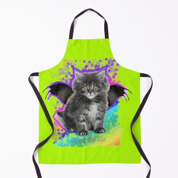 Item preview, Black Bat Cat - Rainbow Eyes (By AliceCCI) designed and sold by VanyssaGraphics.