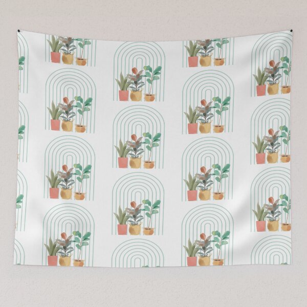 Item preview, Boho designs with 3 pot plants  designed and sold by priyankajustine.