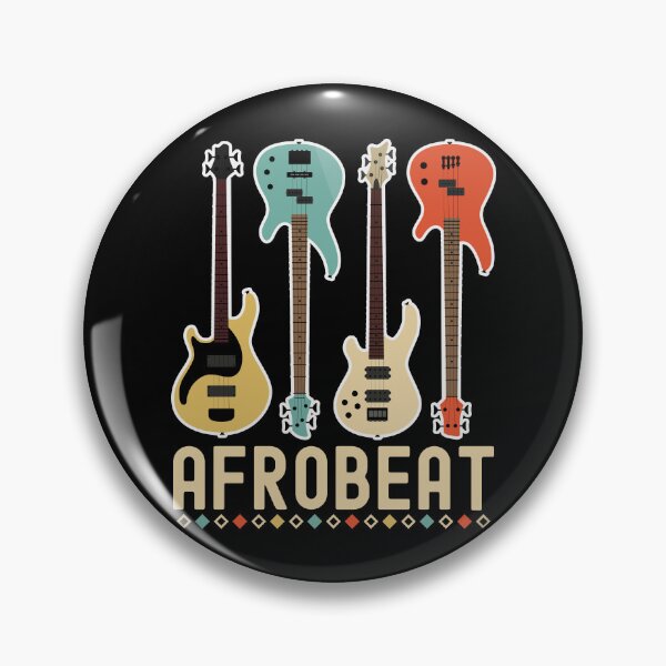 Item preview, Colorful Afrobeat Guitars | African Dance Music - Black designed and sold by PearlMoonGrapes.
