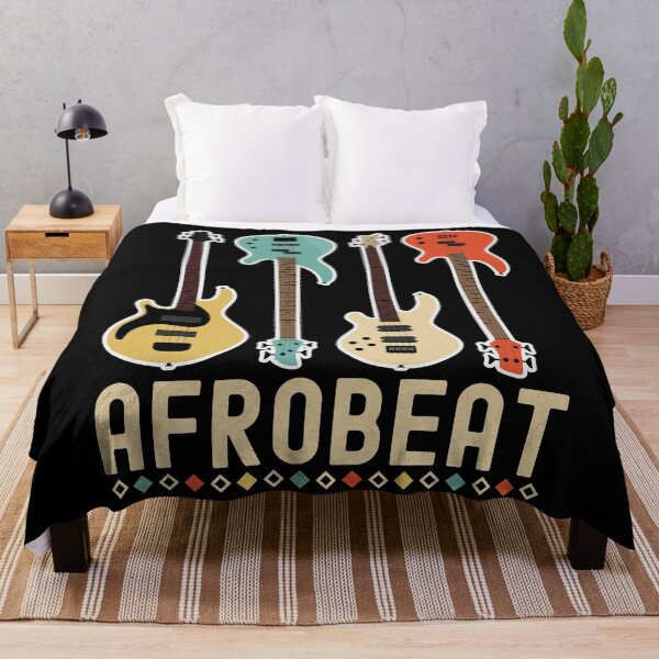 Item preview, Colorful Afrobeat Guitars | African Dance Music - Black designed and sold by PearlMoonGrapes.