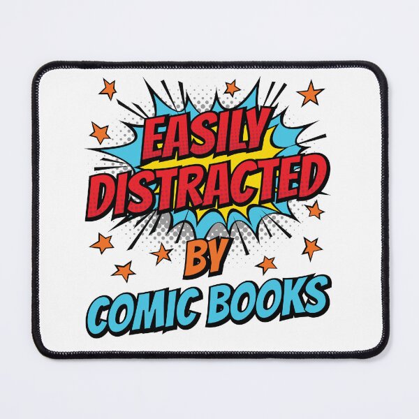 Item preview, Easily Distracted by Comic Books designed and sold by jaygo.