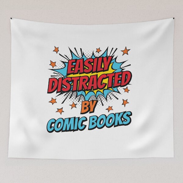 Item preview, Easily Distracted by Comic Books designed and sold by jaygo.