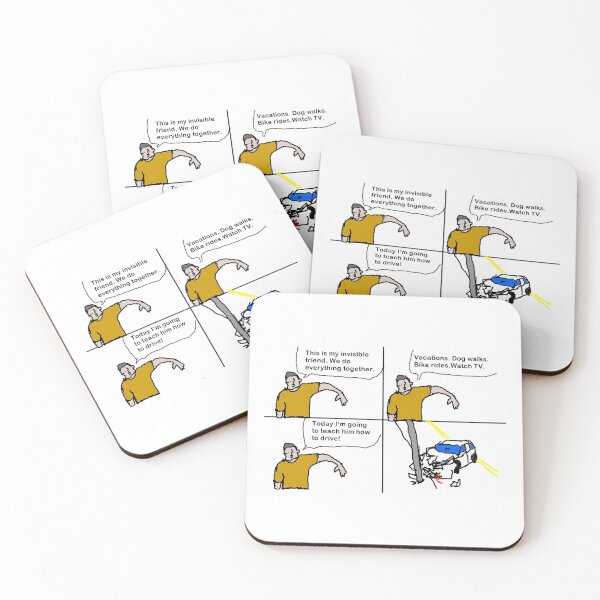 Item preview, Driving 101: The Invisible Friend Edition - Hilarious Comic Design designed and sold by Ignorant-Artist.