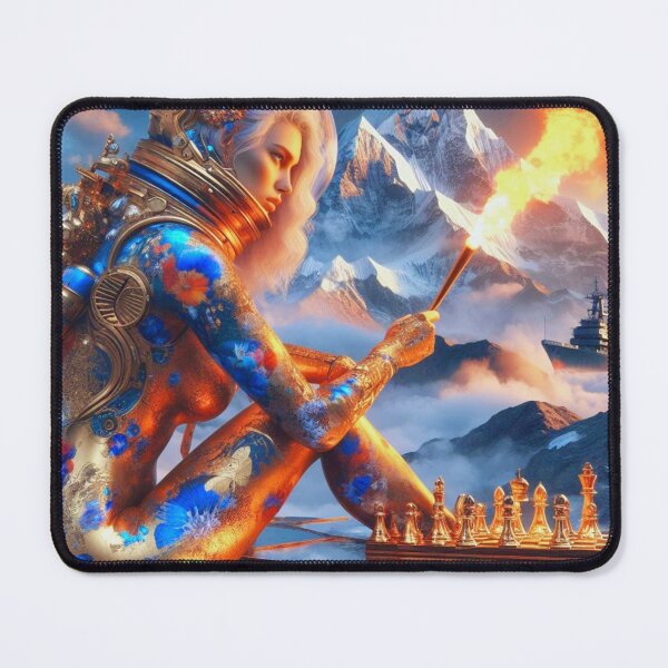Item preview, Title: "Cosmic Chess: The Flame of Strategy" designed and sold by Ghost Archer Illusions.