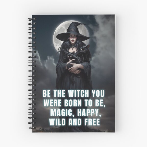 Item preview, BE THE WITCH YOU WERE BORN TO BE, MAGIC, HAPPY, WILD AND FREE. Halloween design. designed and sold by La Loca.