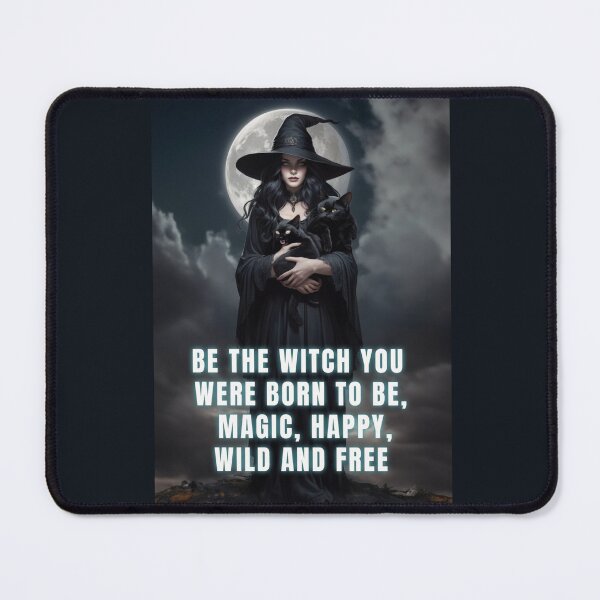 Item preview, BE THE WITCH YOU WERE BORN TO BE, MAGIC, HAPPY, WILD AND FREE. Halloween design. designed and sold by La Loca.