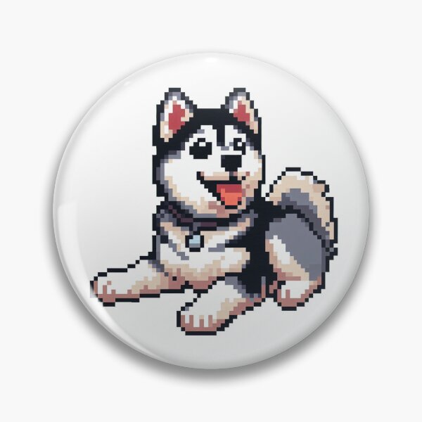 Item preview, But pixelated Husky designed and sold by miriam-miranda.