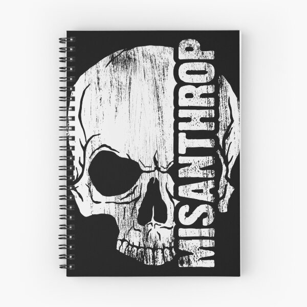 Item preview, misanthropic skull designed and sold by drizzd.
