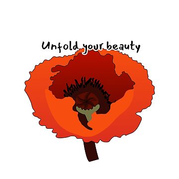 Artwork thumbnail, Poppy flower by Musky-creatives