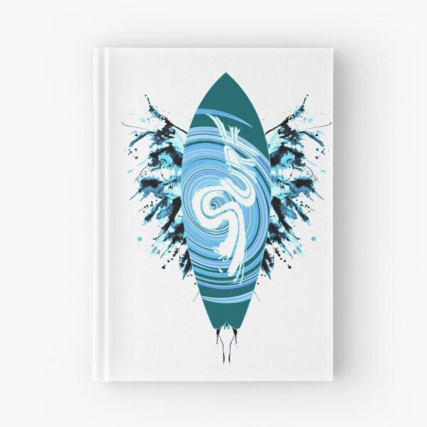 Item preview, Salpicaduras de acuarela de ángel de surf designed and sold by AuthenticOrg.