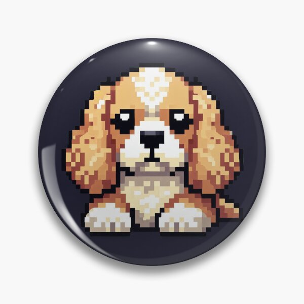 Item preview, Pixelated Cocker Dog designed and sold by miriam-miranda.