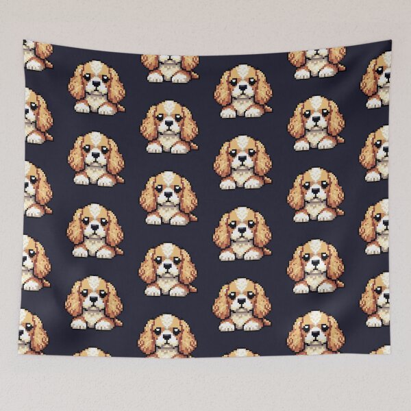 Item preview, Pixelated Cocker Dog designed and sold by miriam-miranda.