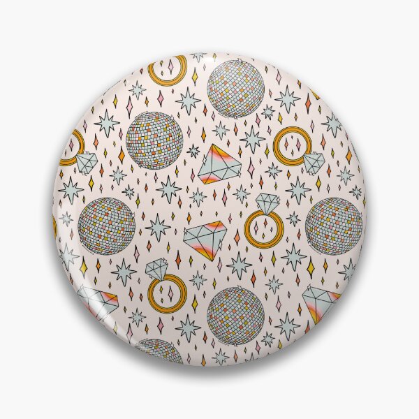 Item preview, Disco Ball and Diamonds Print designed and sold by doodlebymeg.