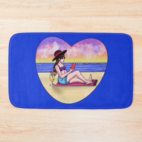 Item preview, Girl Reading at the Beach  designed and sold by altairaleon.